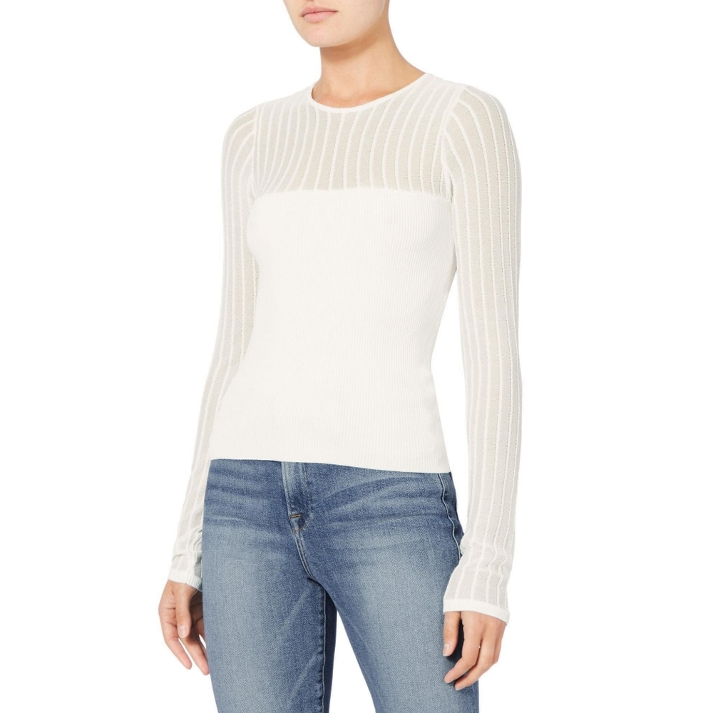 NEW RONNY KOBO Katharleen Bell Sleeve Knit Top